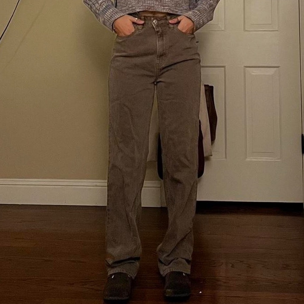 Brown Pacsun Boyfriend Jeans